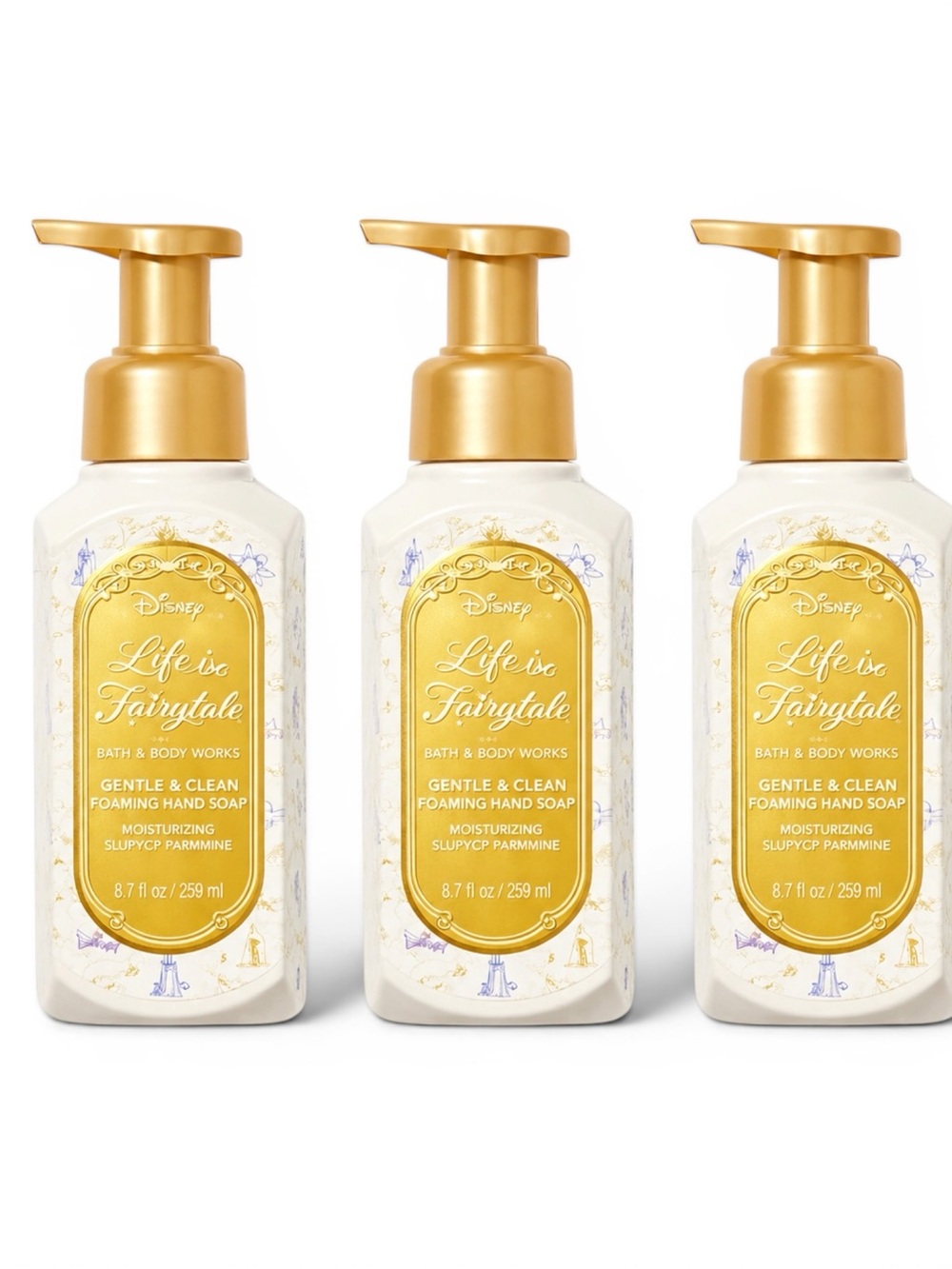 NWT Lot of 3 Disney Princess Bath & Body Works Life Is A Fairytale Foaming Soap